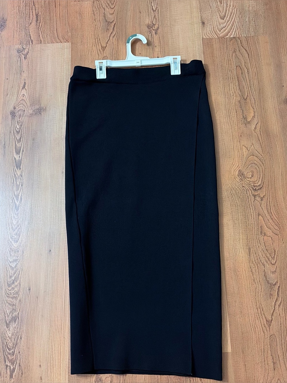 New York & Company woman’s M Black Pencil Skirt - Classic overlay Career wear